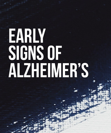 Blog post image: early signs of Alzheimer